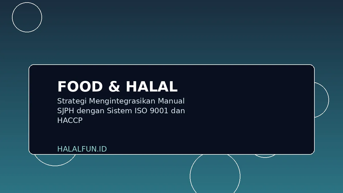 Strategi Mengintegrasikan Manual SJPH dengan Sistem ISO 9001 dan HACCP