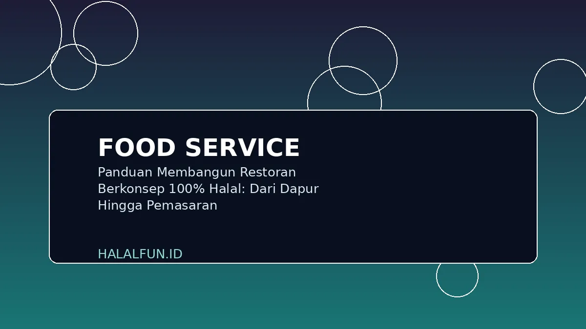 Panduan Membangun Restoran Berkonsep 100% Halal: Dari Dapur Hingga Pemasaran