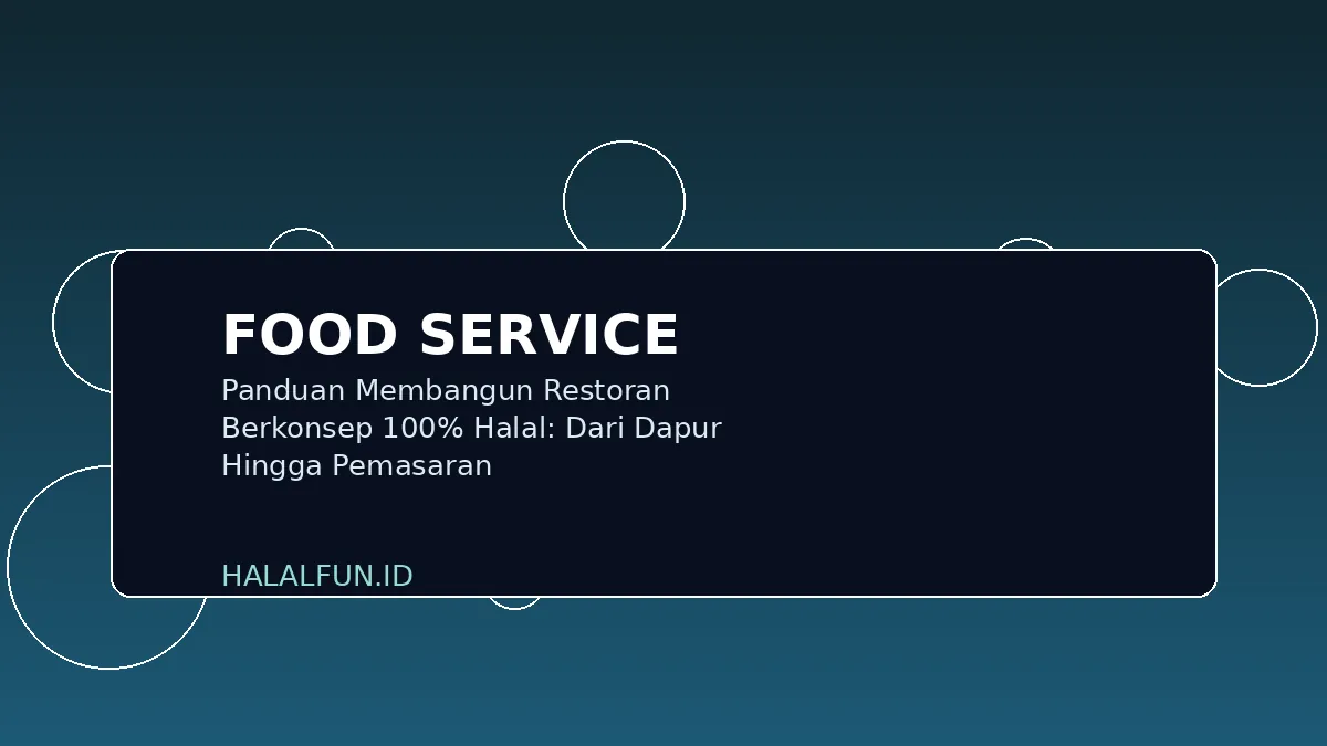 Panduan Membangun Restoran Berkonsep 100% Halal: Dari Dapur Hingga Pemasaran