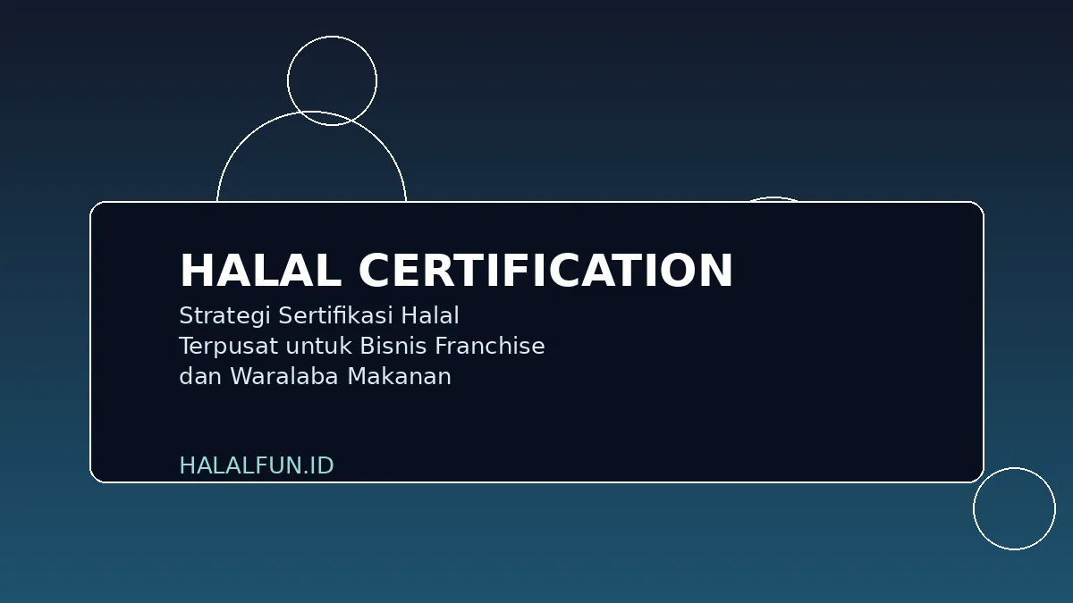 Strategi Sertifikasi Halal Terpusat untuk Bisnis Franchise dan Waralaba Makanan